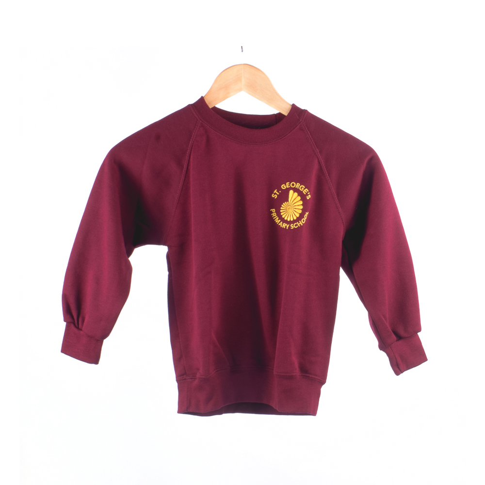 St Georges R/Neck Sweatshirt, St. Georges Primary School