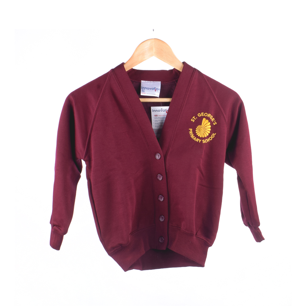 St Georges Sweatshirt Cardigan, St. Georges Primary School