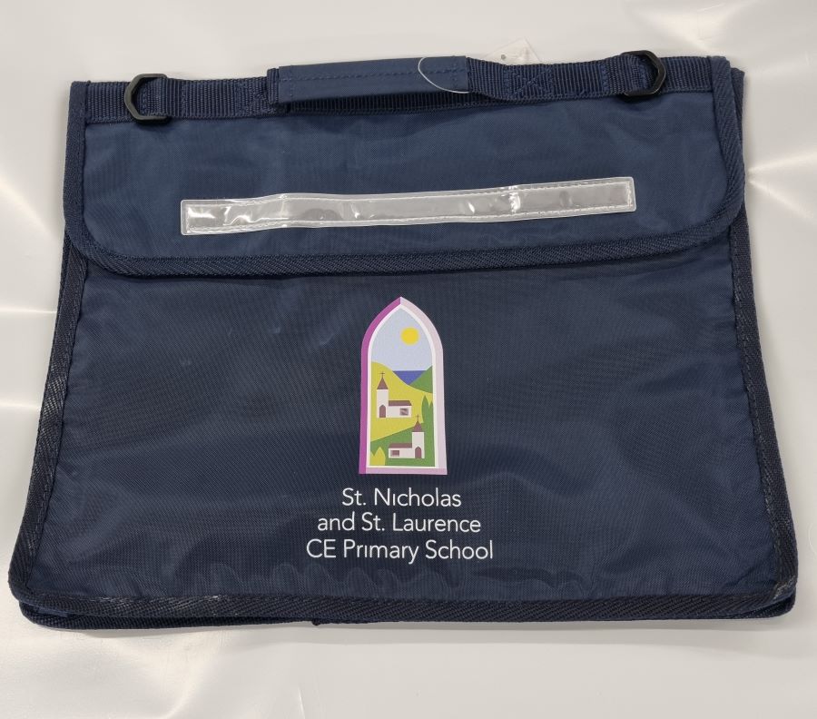 St Nicks Book bag (Optional), St. Nicholas & St. Laurence CE Primary School
