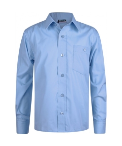 Sky Blue Long Sleeve Shirt, Dorchester Middle School