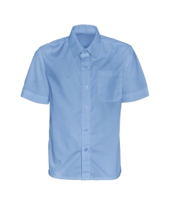 Sky Blue Short Sleeve Shirt, Dorchester Middle School