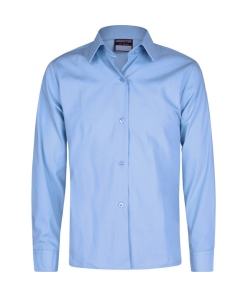 Sky Blue Long Sleeve Blouse, Dorchester Middle School